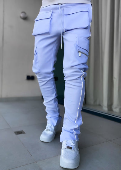 Men's Reflective Training Pants for Relaxed Fit Running Gear