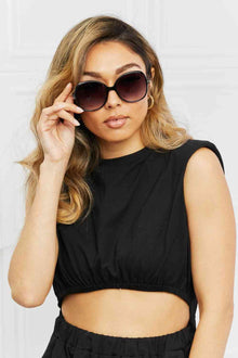 Chic Hybrid Full Rim Sunglasses for Ultimate UV Protection