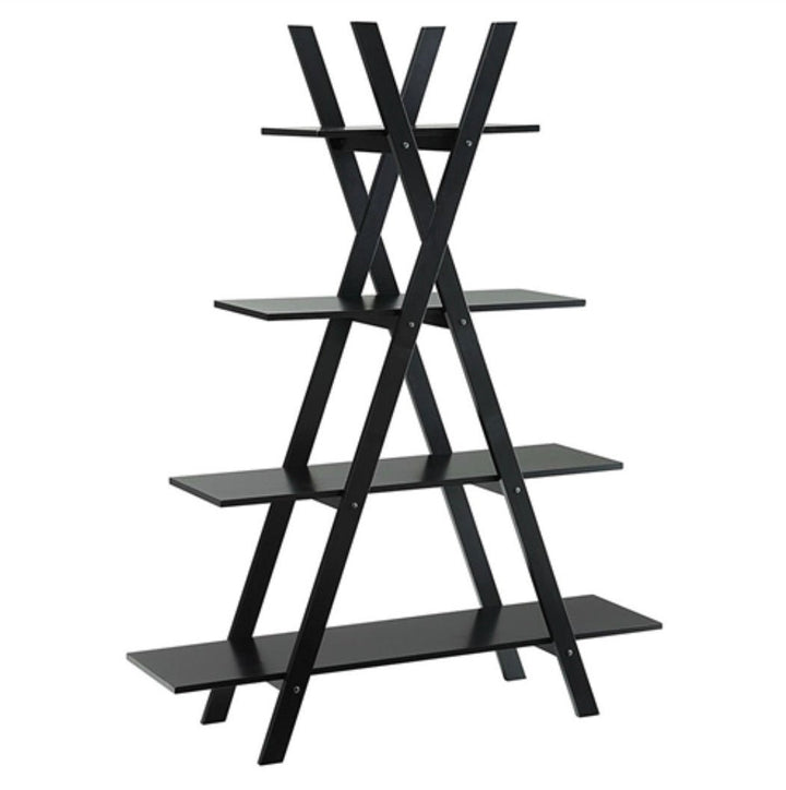 Modern A-Frame 4-Shelf Bookcase Bookshelf Display Shelves