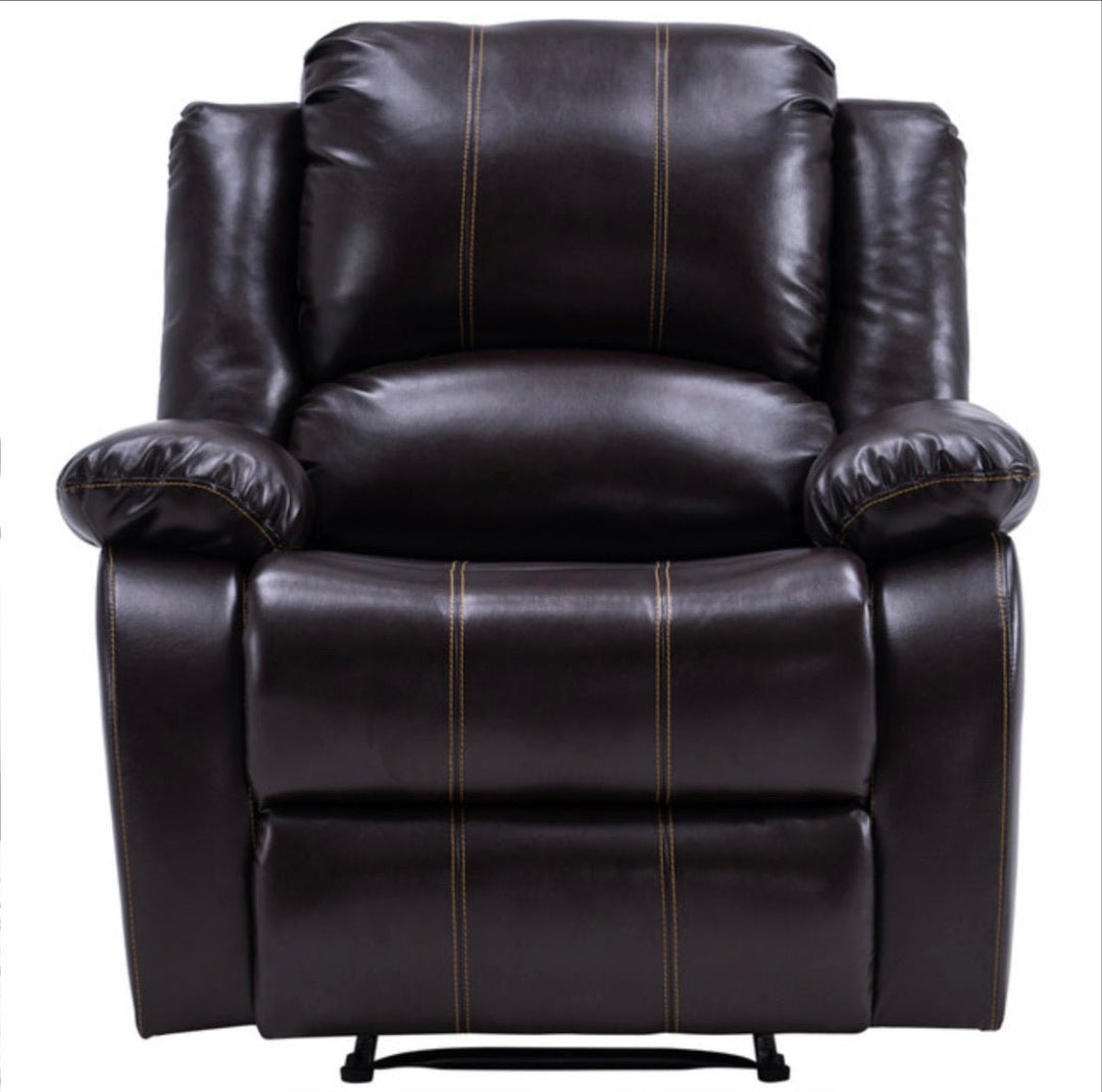 Modern Sofa Function Chair Dark Brown PU Combination Single Leisure Sofa