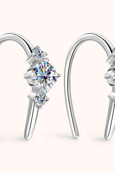 Moissanite GRA-Certified Earrings, 0.72ct