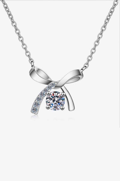 Moissanite 925 Sterling Silver Necklace with Dazzling Brilliance