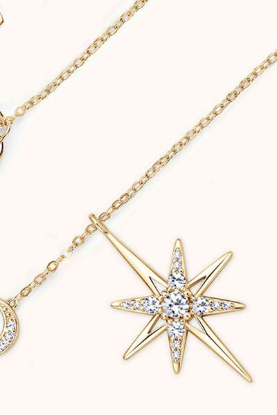 Moissanite GRA-Certified Necklace, 0.28ct