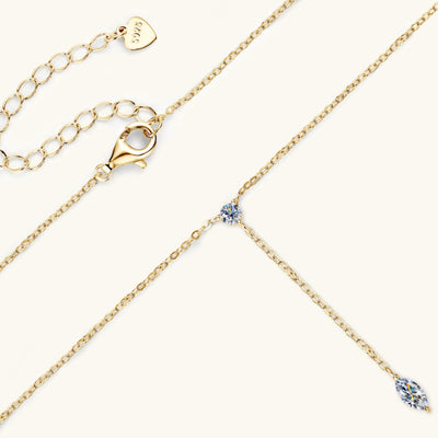 Moissanite Premium Cut Necklace, D-VVS1