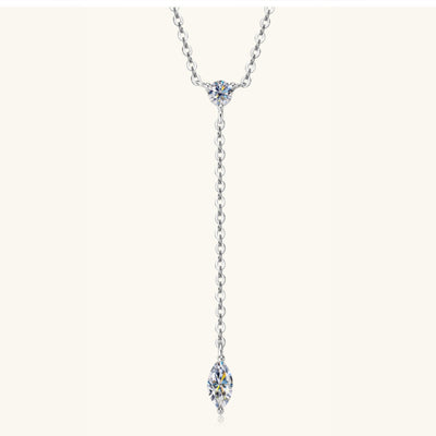 Moissanite Premium Cut Necklace, D-VVS1