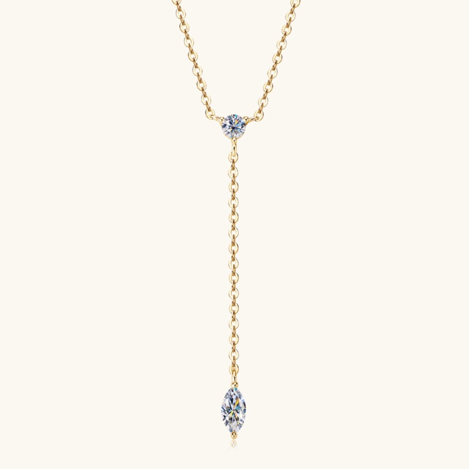 Moissanite Premium Cut Necklace, D-VVS1