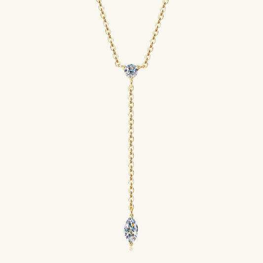 Moissanite Premium Cut Necklace, D-VVS1