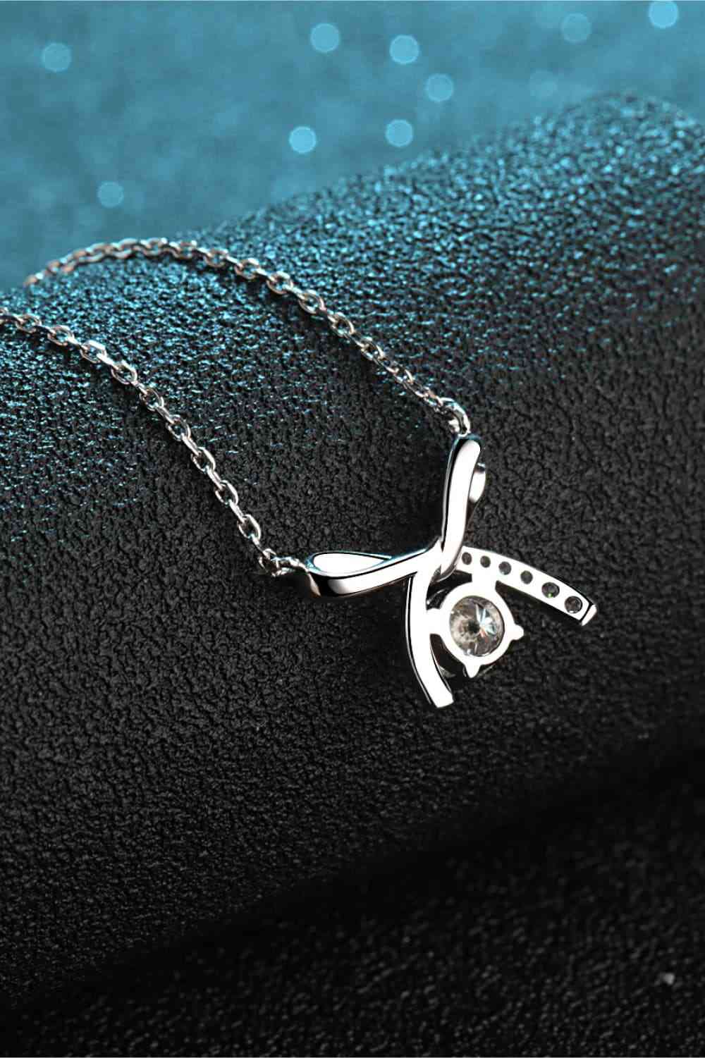 Moissanite 925 Sterling Silver Necklace with Dazzling Brilliance