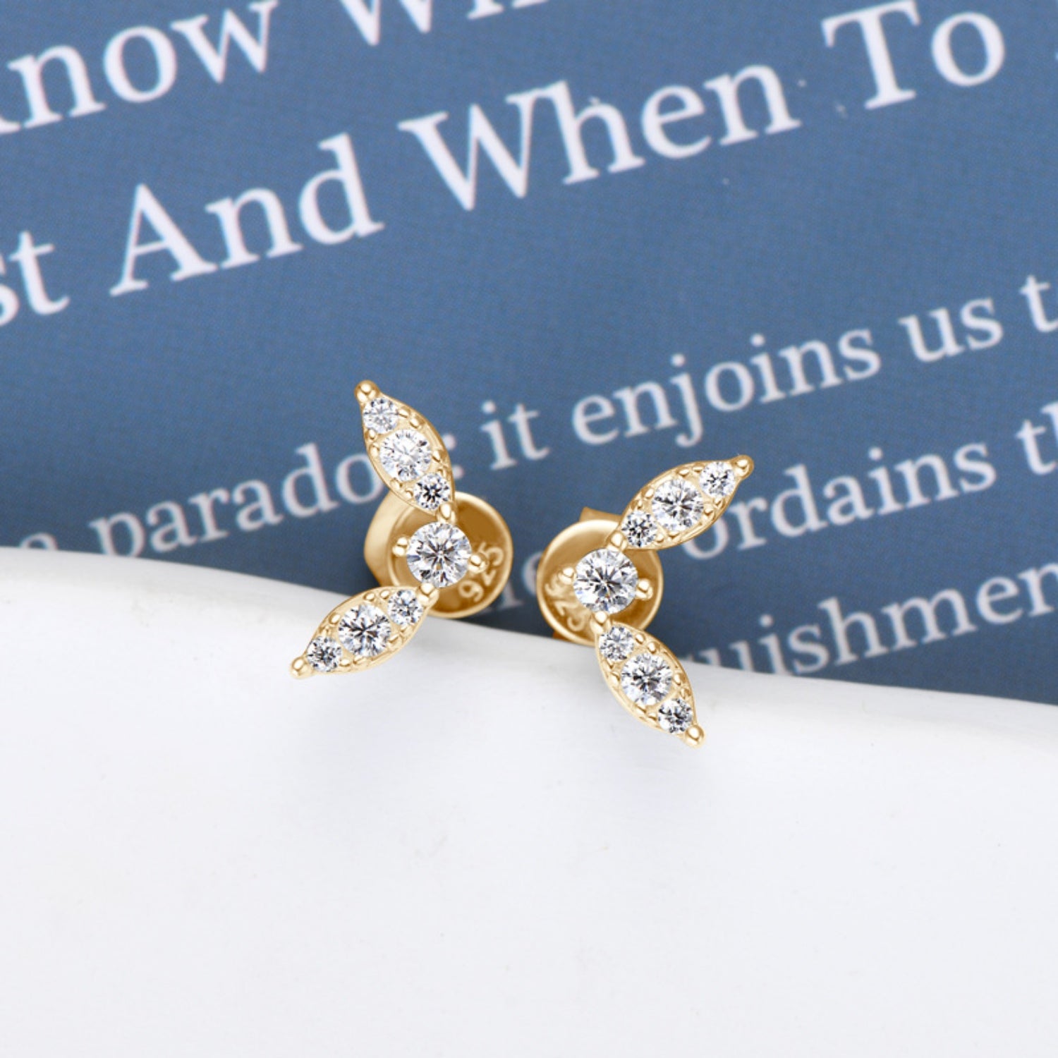 Moissanite 925 Sterling Silver Stud Earrings for Elegance