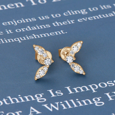 Moissanite 925 Sterling Silver Stud Earrings for Elegance