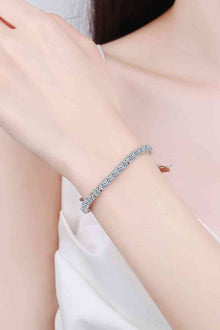 Elegant Moissanite Bracelet in 925 Sterling Silver 4.9ct