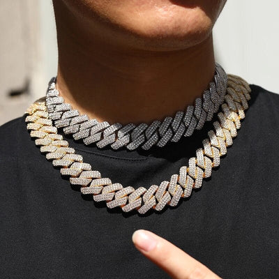 Stunning Moissanite Cuban Necklace for Modern Elegance