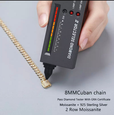 Stunning Moissanite Cuban Necklace for Modern Elegance