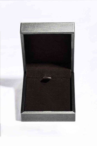Moissanite Rhodium-Plated Necklace with Dazzling Sparkle