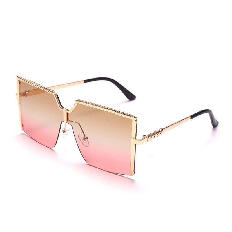 Trendy Frameless Dual-Style Sunglasses for Fashion-Forward Adventures