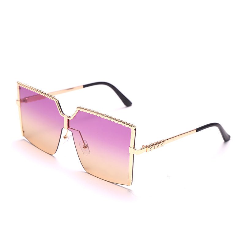 Trendy Frameless Dual-Style Sunglasses for Fashion-Forward Adventures