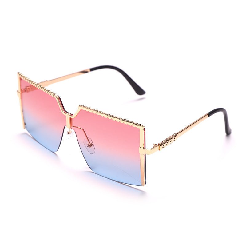 Trendy Frameless Dual-Style Sunglasses for Fashion-Forward Adventures