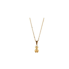 New Korean Version Cute Bear Cartoon Necklace For Women Ins Trend Design Fashion Collarbone Chain Accessory