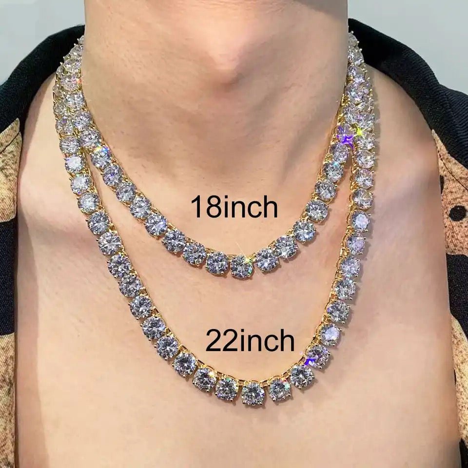 One Row AAA Zircon Iced Out Necklace