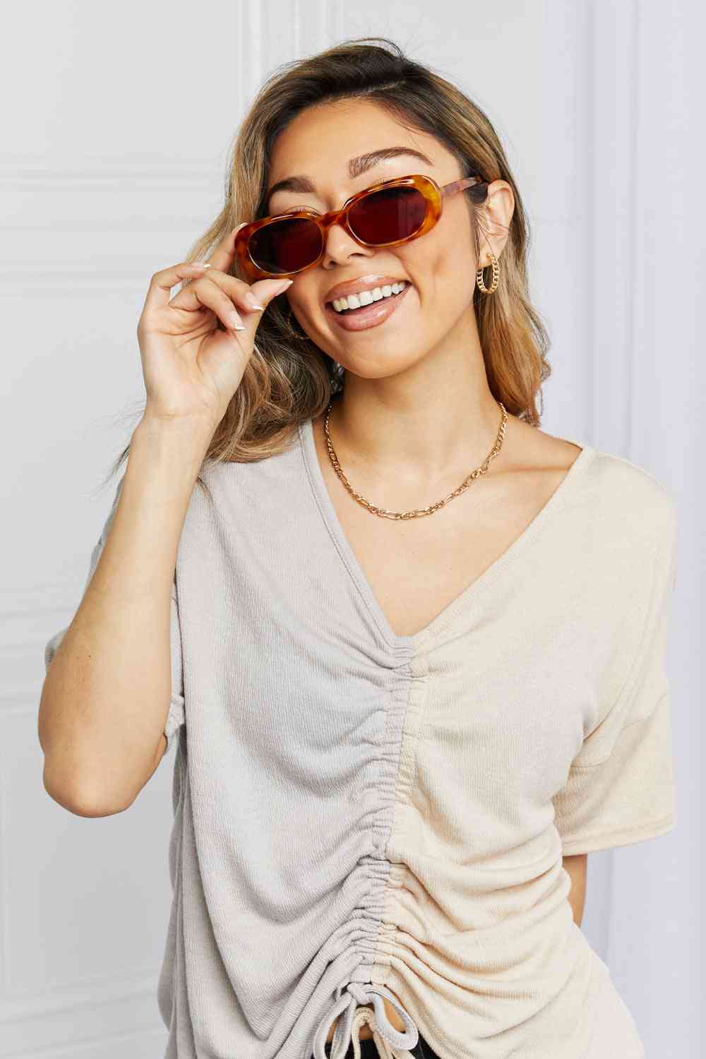 Chic Oval Full Frame Sunglasses