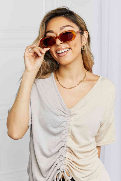 Chic Oval Full Frame Sunglasses