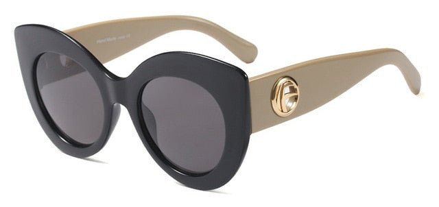 Oversize Women Cat Eye Sunglasses Fashion Ladies Pink Sun Glasses UV400