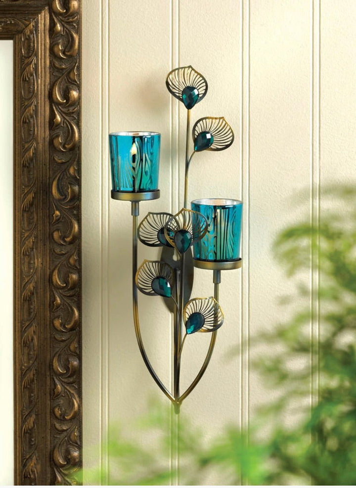 Peacock Plume Wall Sconce