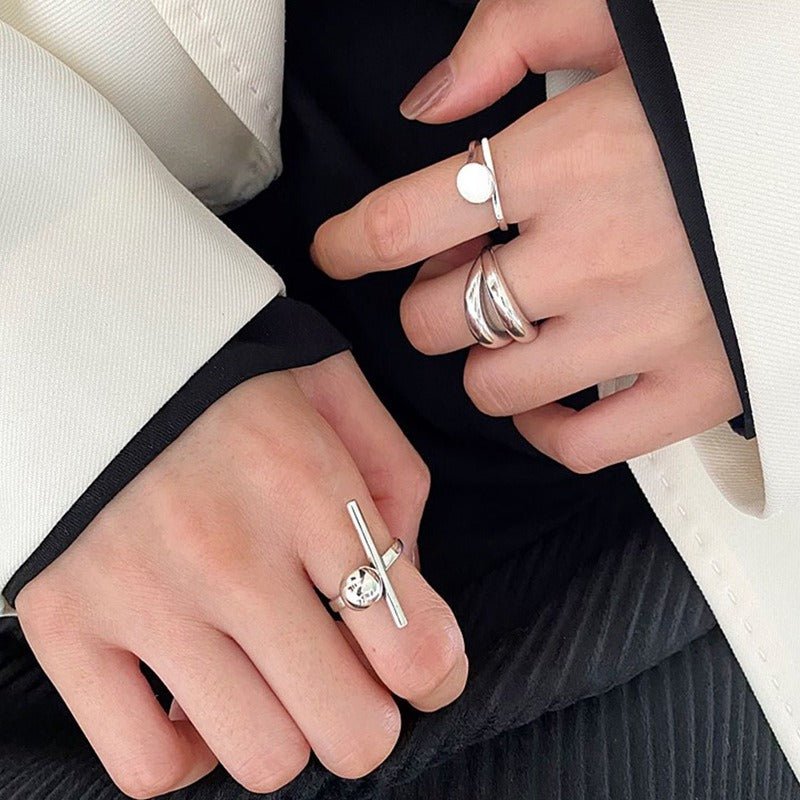 Personalized Open Ring for Female INS. Net Red Cool Wind Geometric Index Finger Ring