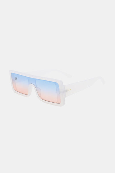 Stylish UV400 Rectangle Sunglasses with Polycarbonate Frame
