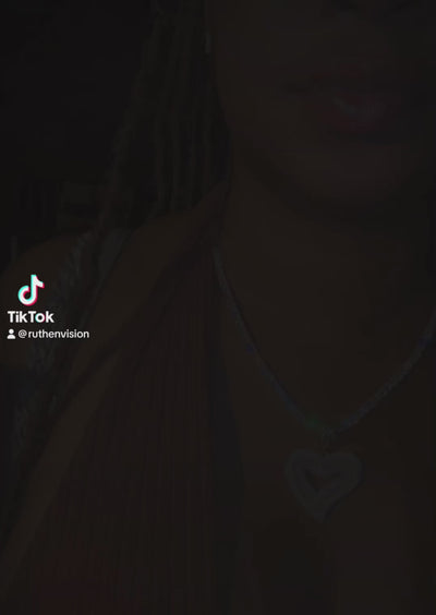 Heart Tennis Necklace