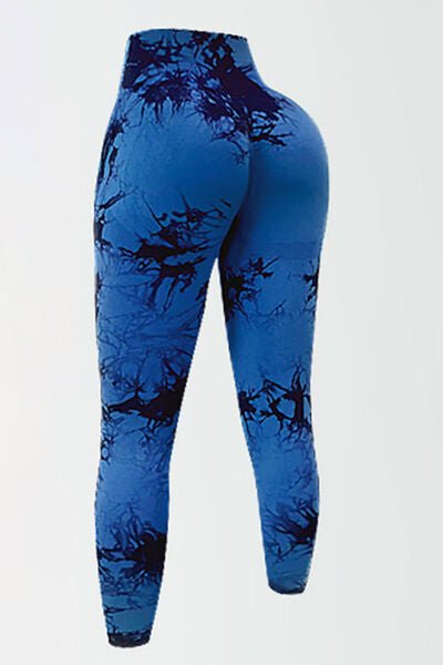 Chic High-Waisted Patterned Fitness Leggings