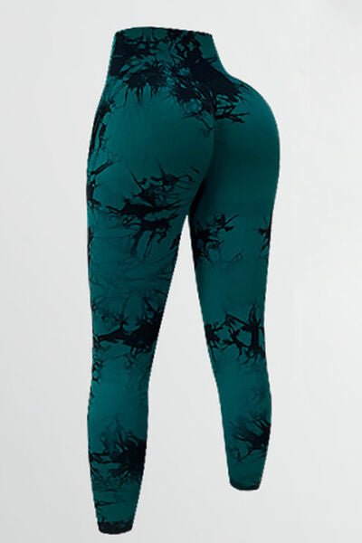 Chic High-Waisted Patterned Fitness Leggings