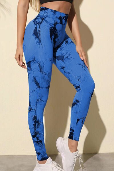 Chic High-Waisted Patterned Fitness Leggings