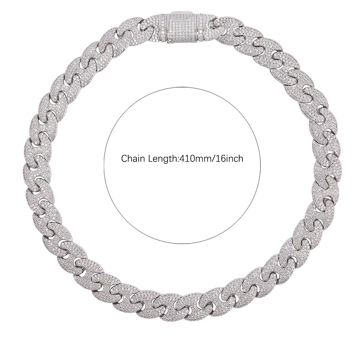 Real Gold Plated Cuban Link Necklace Premium Luxury Jewelry Statement Necklace With High Shine Finish For Everyday Wear