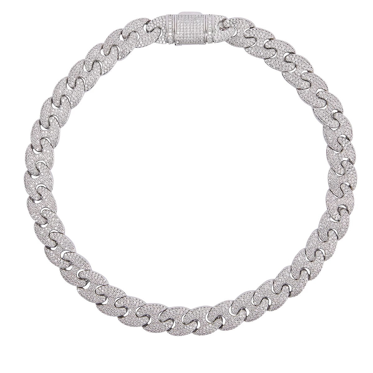 Real Gold Plated Cuban Link Necklace Premium Luxury Jewelry Statement Necklace With High Shine Finish For Everyday Wear
