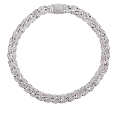 Real Gold Plated Cuban Link Necklace Premium Luxury Jewelry Statement Necklace With High Shine Finish For Everyday Wear