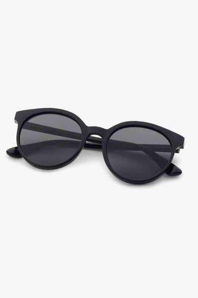 Stylish Round Polycarbonate Frame Sunglasses with UV Protection