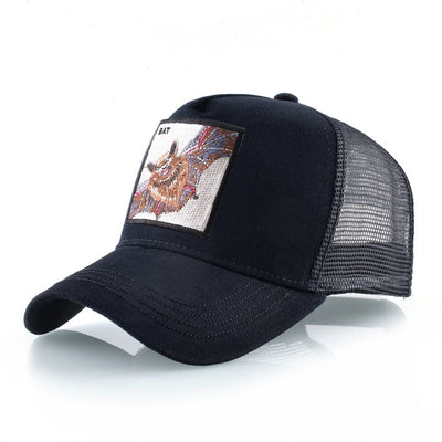 Scorpion Emblem Snapback Trucker Hat for Bold Style
