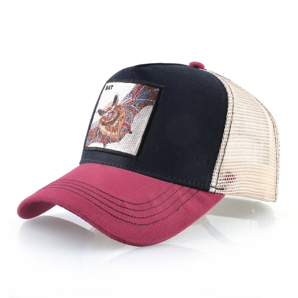 Scorpion Emblem Snapback Trucker Hat for Bold Style