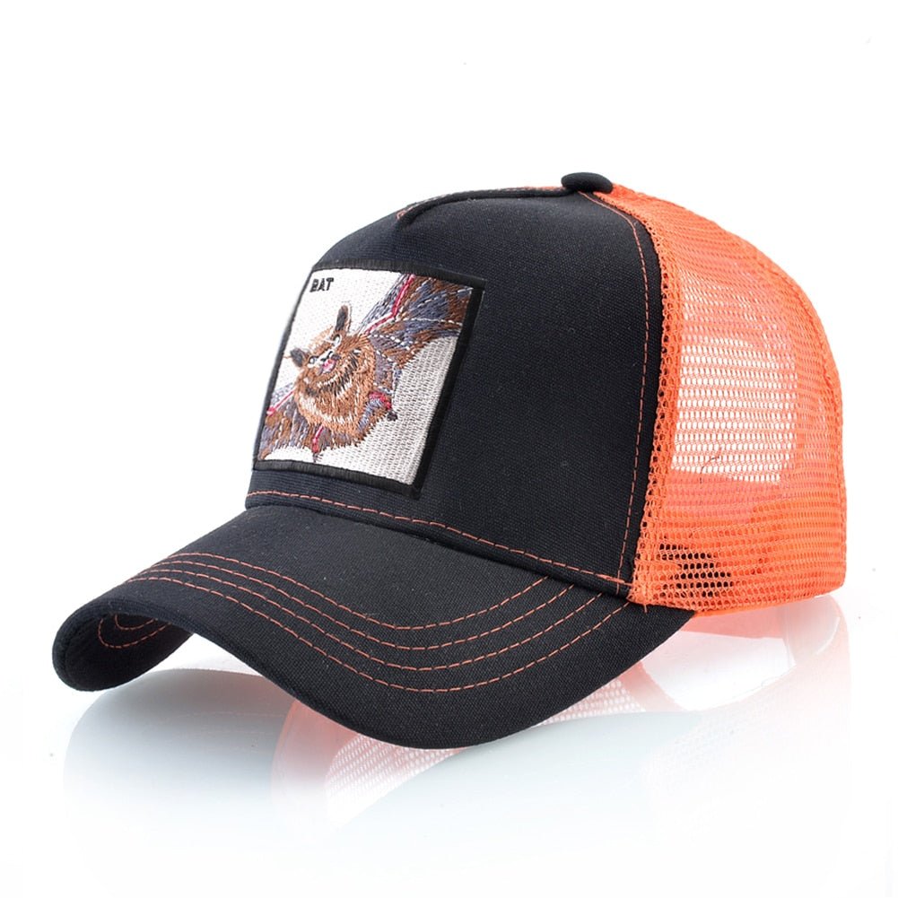 Scorpion Emblem Snapback Trucker Hat for Bold Style