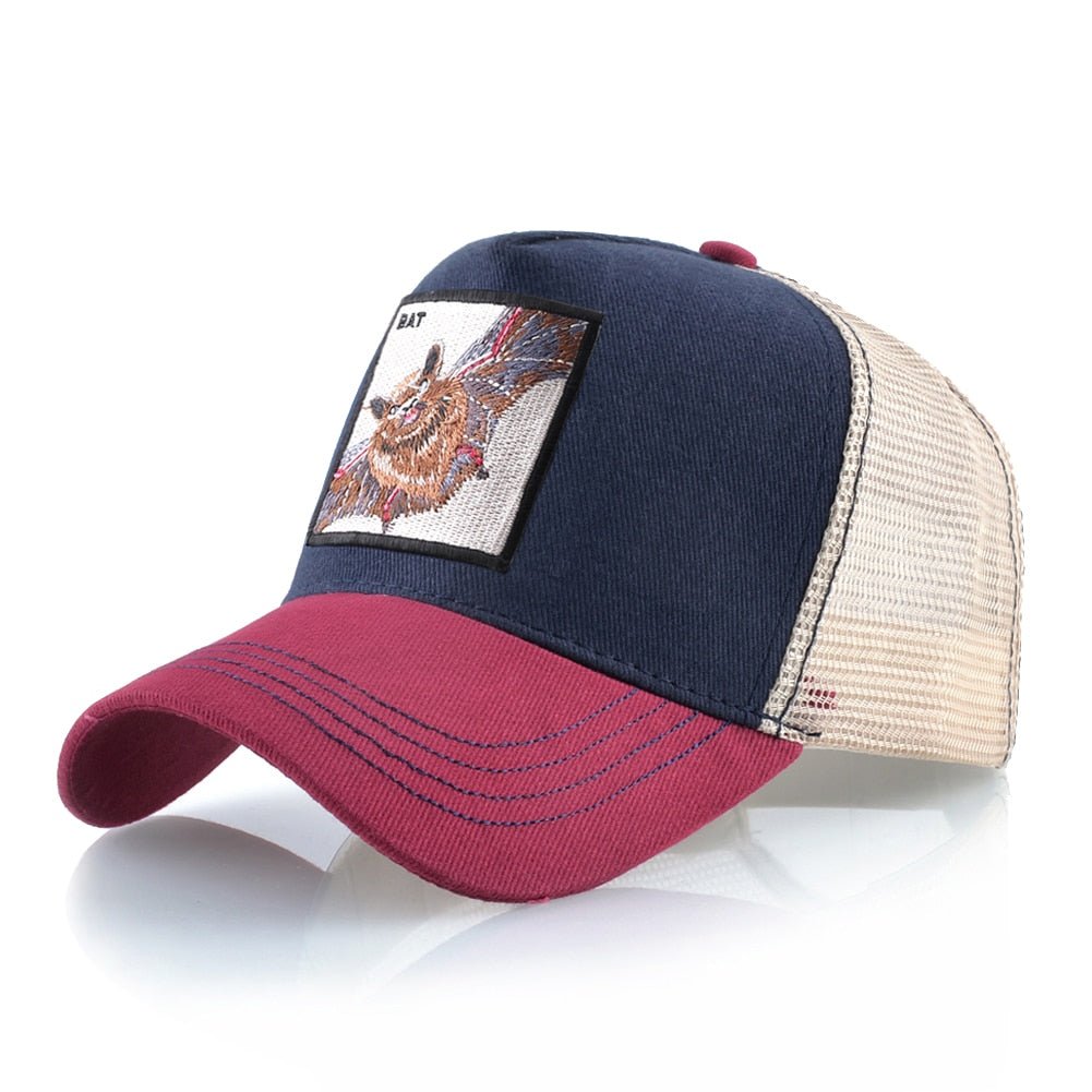 Scorpion Emblem Snapback Trucker Hat for Bold Style