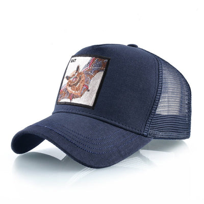 Scorpion Emblem Snapback Trucker Hat for Bold Style