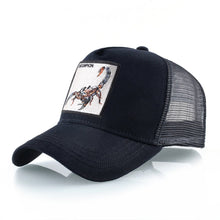 Scorpion Emblem Snapback Trucker Hat for Bold Style