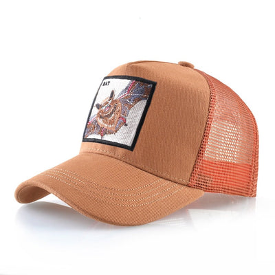 Scorpion Emblem Snapback Trucker Hat for Bold Style