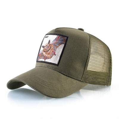 Scorpion Emblem Snapback Trucker Hat for Bold Style