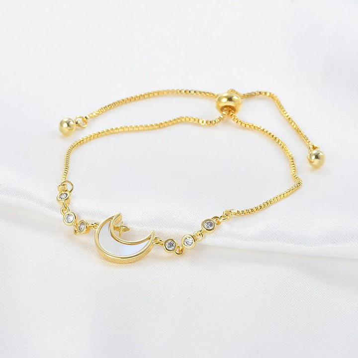 Shell Moon Bracelet