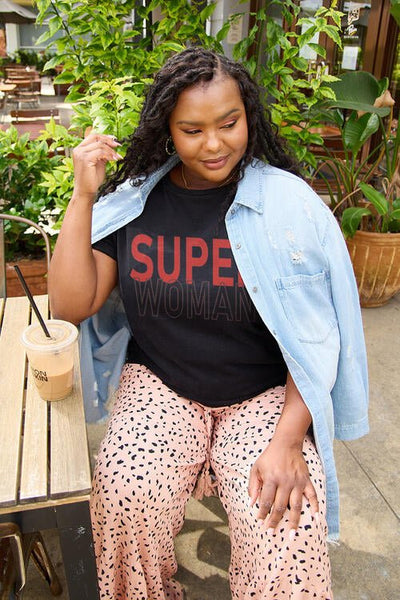 Superwoman Strength Simply Love Short Sleeve Tee for Women