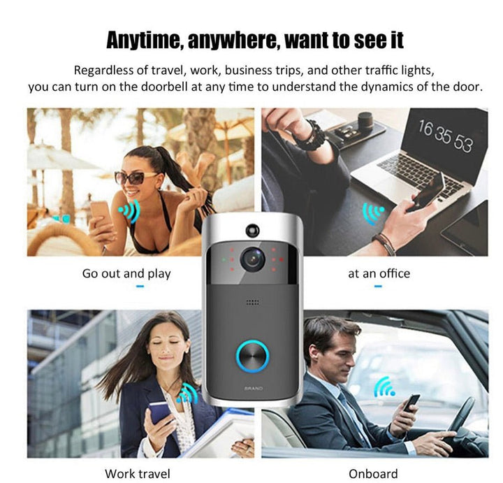 Smart Wireless Phone Door Bell Camera WiFi Smart Video Intercom Ring Doorbell Motion Detection Video Phone Visual Camera