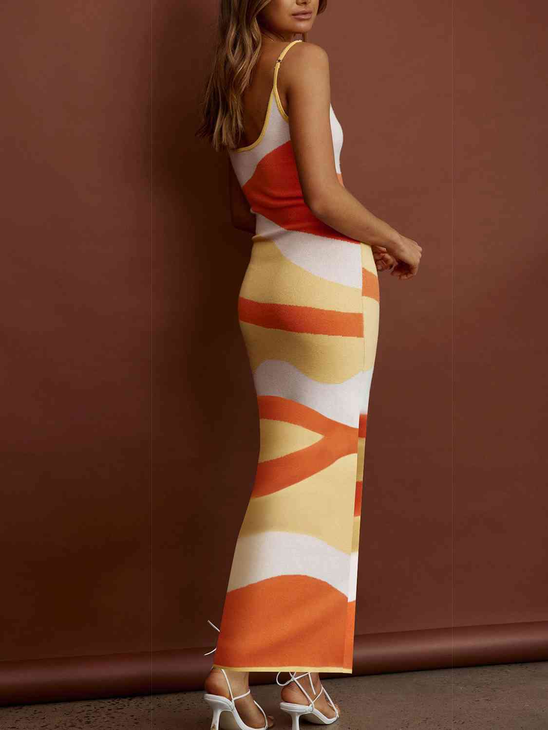 Elegant Spaghetti Strap Knit Maxi Dress for Every Occasion