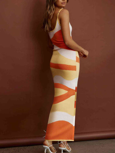 Elegant Spaghetti Strap Knit Maxi Dress for Every Occasion